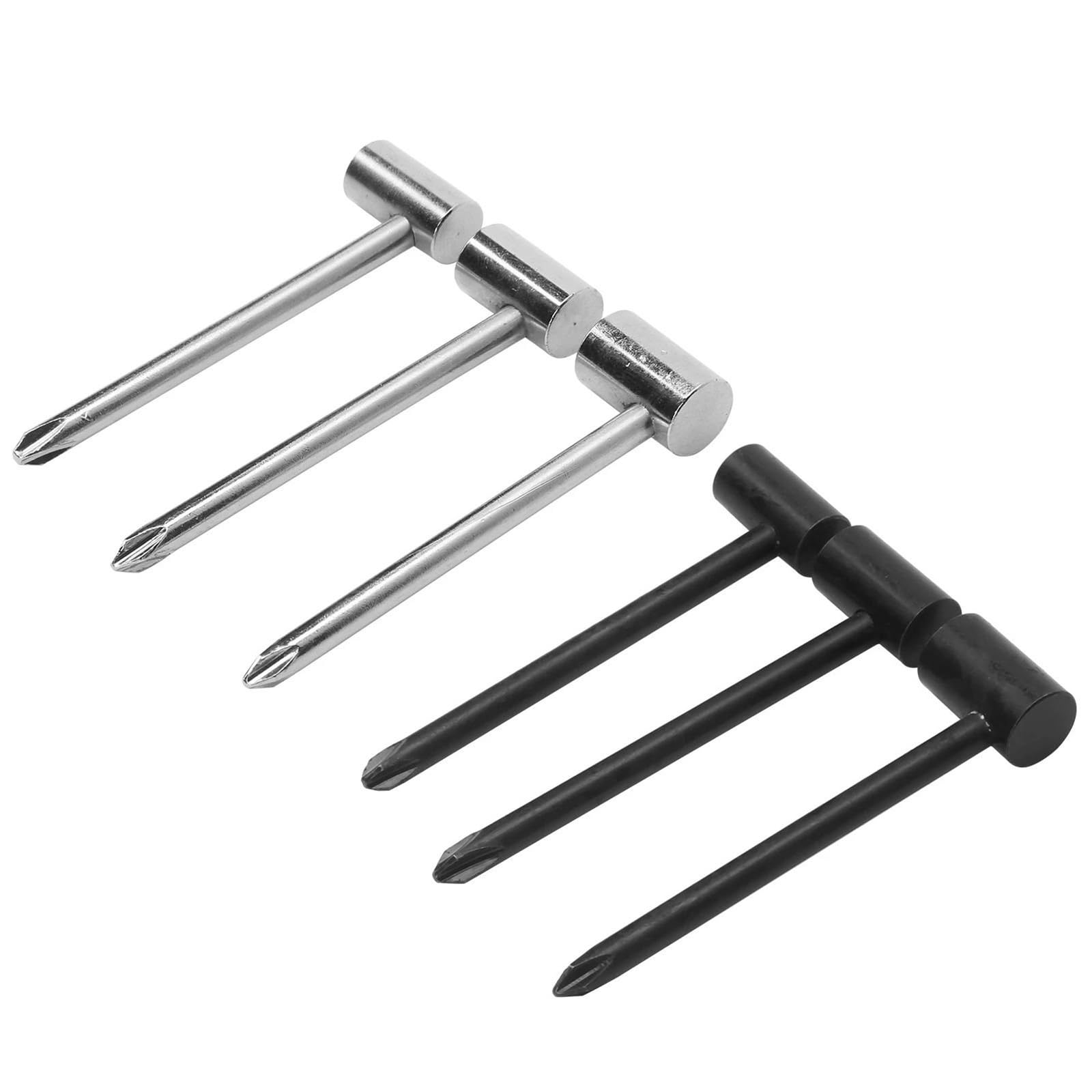 Narzędzia do gitar 3 Szt Klucz Do Pręta Gitarowego Żelazne Uniwersalne Narzędzie Regulacji Instrumentu(Silver)