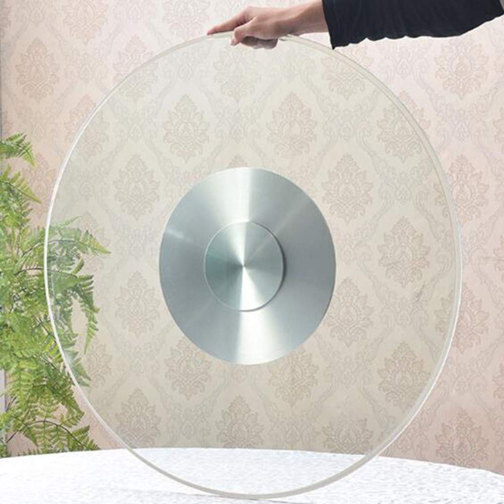 Générique Plateau tournant Lazy Susan pour Grande Table à Manger, Plateau tournant de 70 à 120 cm (28 à 47 Pouces), Surface Lisse et Pratique pour Partager Les Aliments.