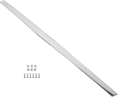 Miniatura 8 de KUAFU Moldura de capó cromada compatible con Cadillac SRX 2010-2016 Reemplazo para 22774203 GM1235120 Rejilla delantera Panel de molduras