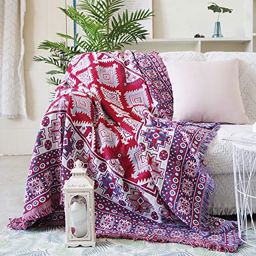 Jeté de canapé réversible 90x240 couverture chaude camping et lit - 6