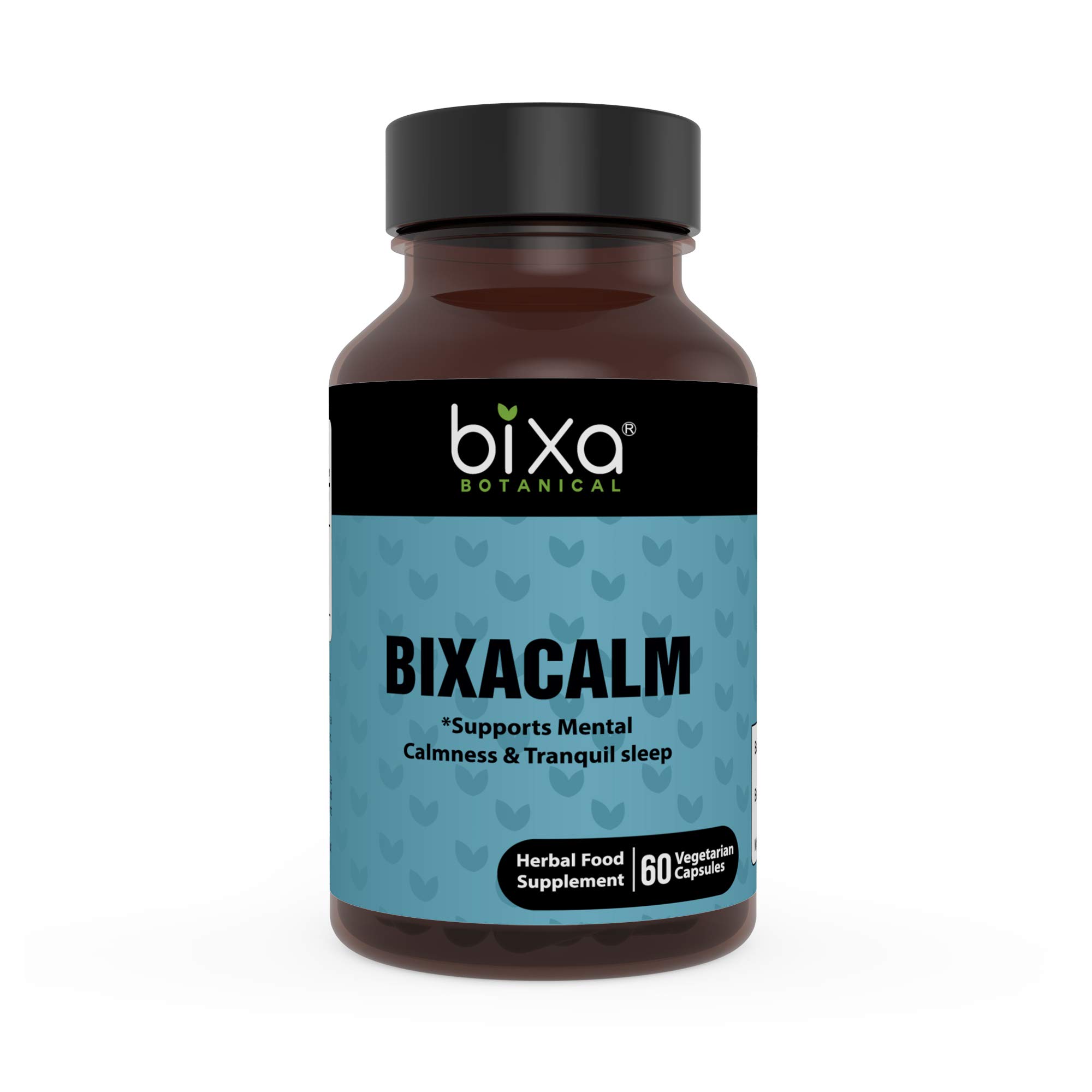 Bixacalm Capsules, Supports Mental Calmness & Tranquil Sleep - 60 Veg Capsules (450mg)