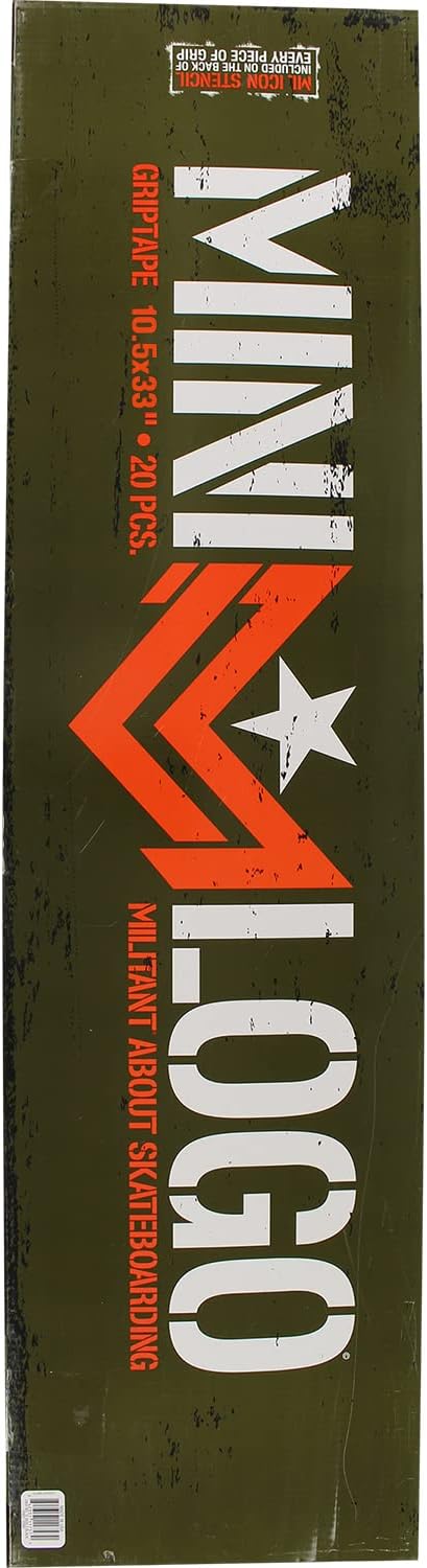 Mini Logo Griptape 20/Box 10.5"x33" Black