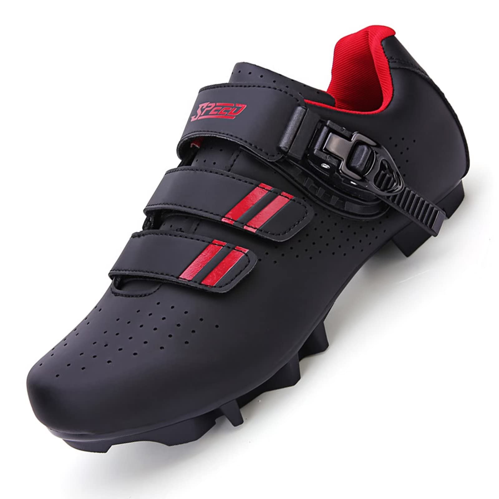 Zapatillas Spinning Mujer Hombre Zapatillas Bici Spinning Compatibles con MTB Calas Zapato de Bicicleta Cleats