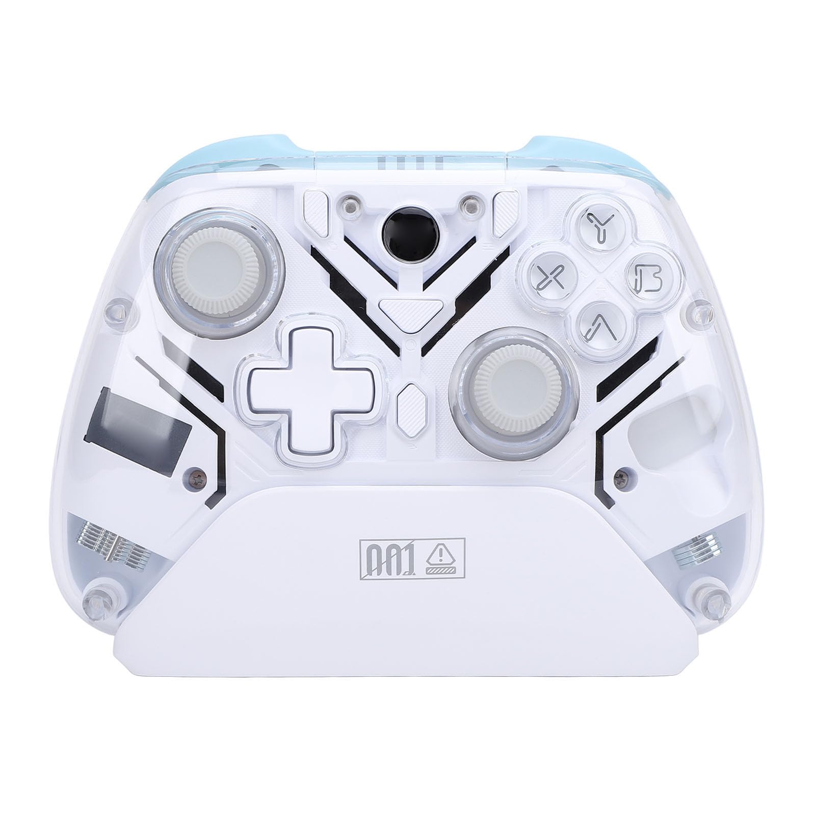 FAUOSWUK Controller di Gioco Wireless 2.4G con Tecnologia Joystick (Bianca)