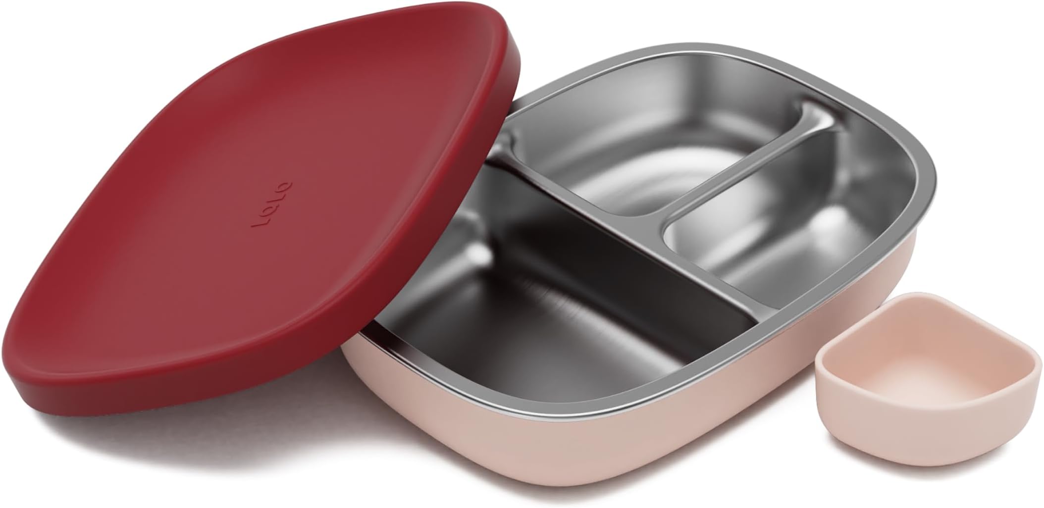 Lalo Bento Box, Non-Toxic Stainless Steel and Silicone, Dishwasher Safe