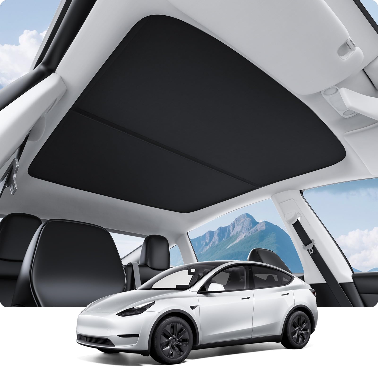 Amazon.com: BASENOR 2024-2020 Tesla Model Y Sunshade Roof, [Nano
