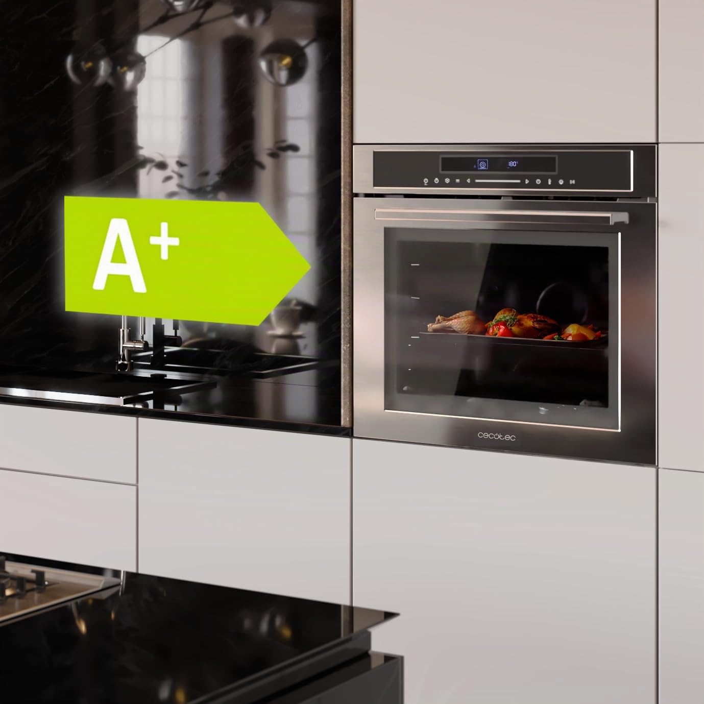 Cecotec Bolero Hexa SM406000 Edge+ A+ Einbau-Backofen 72 L – Bild 6