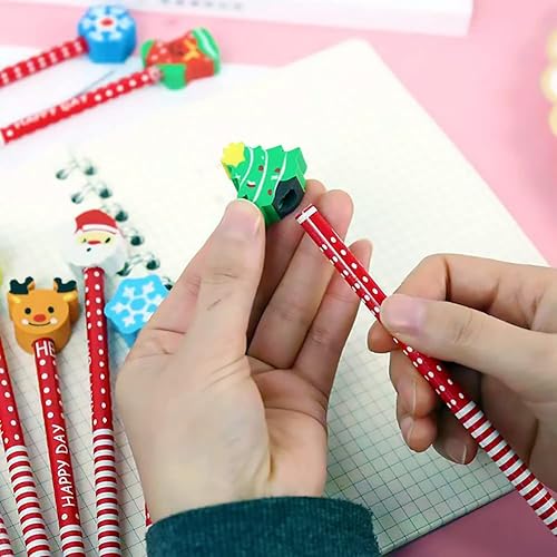 Miniatura 3 de Borradores de lápiz, paquete de 50, borradores de tapa de animales, borradores de lápices, tapas de lápices para niños, tapas de borrador, tapas de