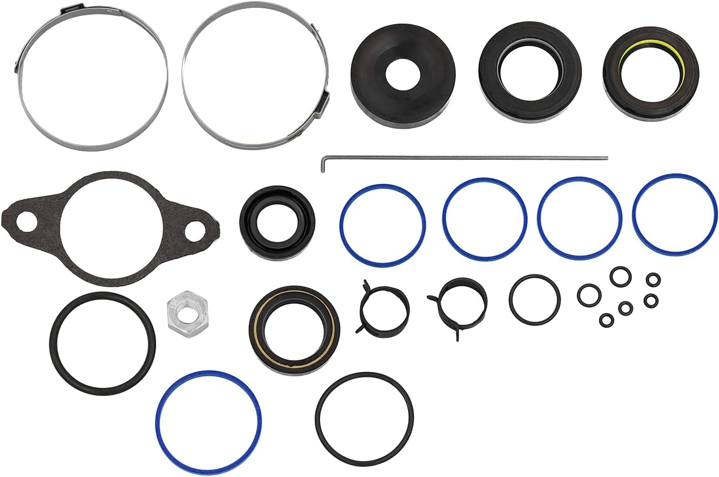 Power Steering Seals - Power Steering Rack and Pinion Seal Kit for Isuzu Amigo 1998-2000 | Precision Fit, Leak Prevention, Auto Replacement Part, Steering System Rebuild