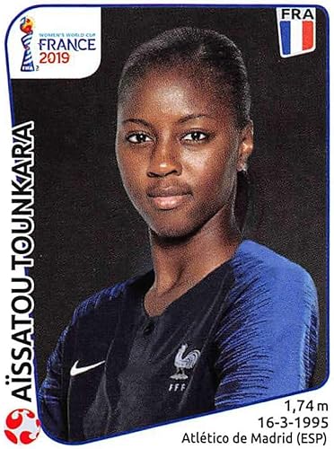 2019 Panini FIFA Women's World Cup France Album Stickers (Individual Sticker Only) Soccer #31 Aissatou Tounkara France 2 Inch by 2 12 Inch