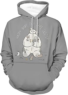 [Blosun] ベイマックス パーカー スウエットパーカー トレーナー レデイース メンズ ポケット付き 裏毛 長袖 男女兼用 おしゃれ アニメキャラクター グッズ