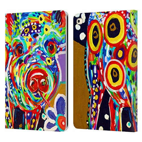 Étui portefeuille en cuir iPad 9.7 Mad Dog Art coque protection