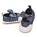 Baby Girls Flats Soft Sole Shoes Non-Slip Toddler First Walkers Princess Crib Shoes (Navy Blue, Infant, 12 Months, Age Range, US Footwear Size System, 18 Months, Medium)