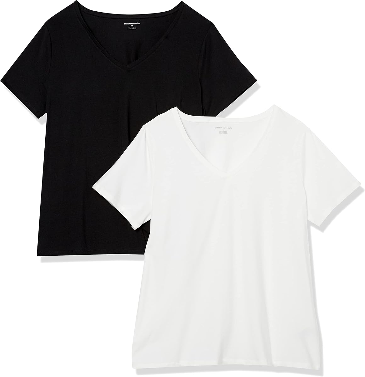 Camiseta Amazon Essentials manga corta talla extra para mujer
