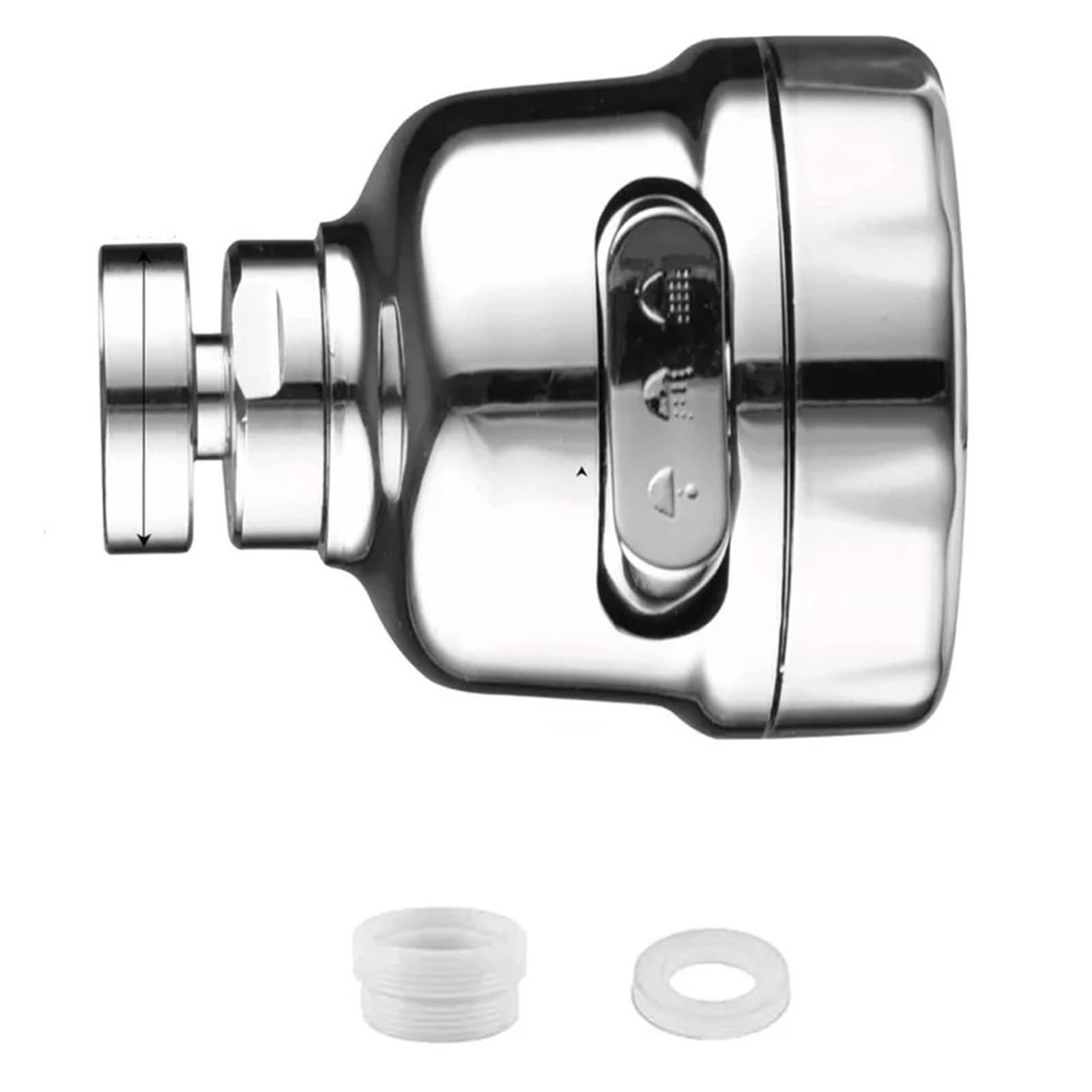 Tubo de extensión grifo Universal 360 ​​grados, filtro boquilla ahorro agua for cocina, for lavabo baño, 4 Uds para Fregadero(Three modes 17cm)