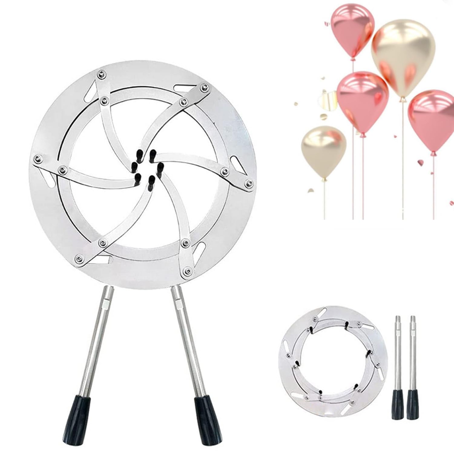 OSPSHPG Stainless Steel Balloon Expander, Balloon Stretcher Tool, Max Opening, 18.5cm/7.3in, Removable, Durable Party, For Balloon Rose Bouquet Diy Bouquets Wedding