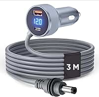 Cabo Carregador Para Starlink Mini 12V / 24V Conector Vedação Original Carregamento Carro Veicular Acendedor de Cigarro 3 Metros DC Cabo Alimentação Energia Sistema de Proteção RMM CASESROG®
