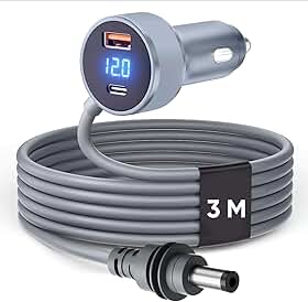 Cabo Carregador Para Starlink Mini 12V / 24V Conector Vedação Original Carregamento Carro Veicular Acendedor de Cigarro 3 Metros DC Cabo Alimentação Energia Sistema de Proteção RMM CASESROG®
