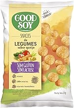 Snack GoodSoy de Legumes, sabor Queijo – Sem glúten, sem lactose - Snack Saudável – 25g