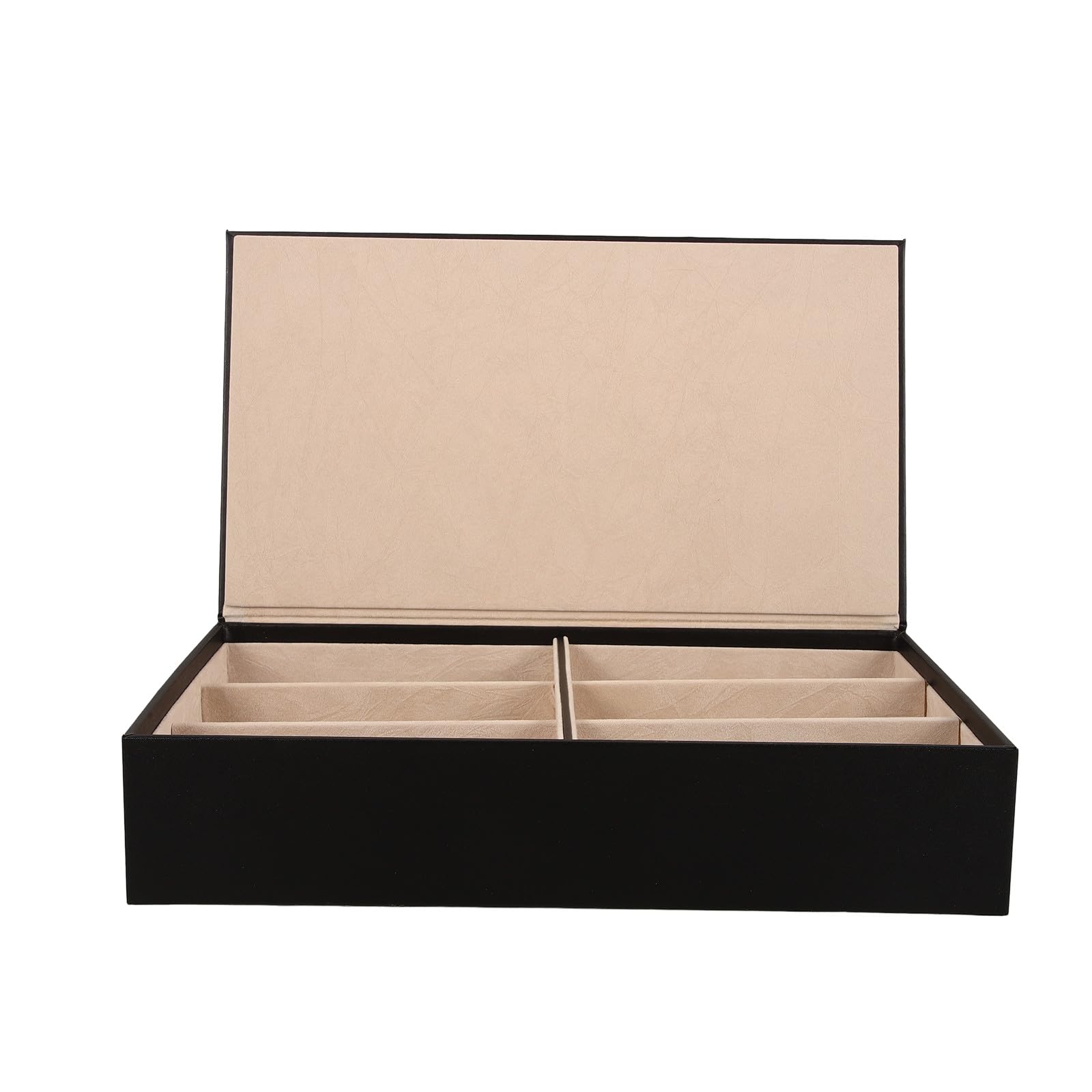 Veemoon Scatola Porta Occhiali da Sole 6 Scomparti, Organizer per Occhiali Resistente e Facile da Pulire, Custodia Elegante per Uso Domestico e Commerciale