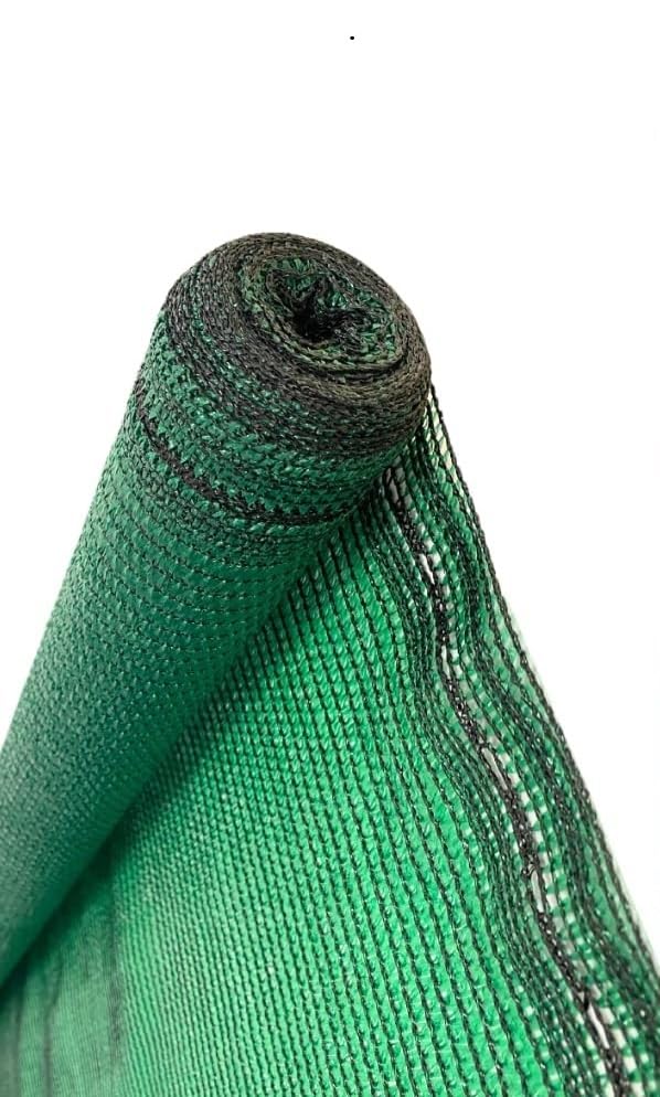 Mugar- Malla de Sombreo de Color Verde con 90g/m2-90% de Ocultación- Aporta Sombra y Privacidad (1,5 x 100 Metros)