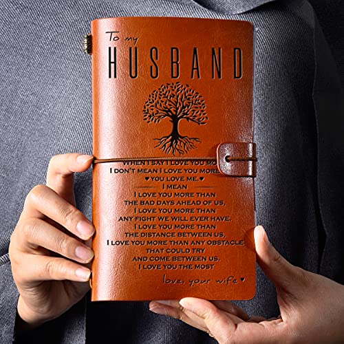 Husband-Gifts-from-Wife-Romantic-to-My-Husband-Leather-Journal-Notebook-I-Love-You-Engraved-Vintage-Embossed-Writing-Journal-Gift-for-Husband-Christmas-Anniversary-Wedding-Birthday