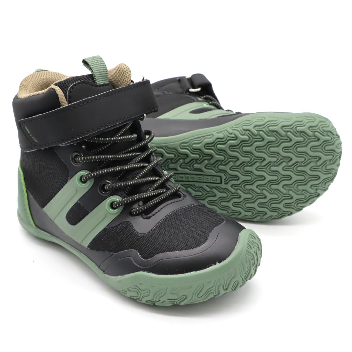 BALLOP Kuluba W buty do chodzenia boso dla dzieci, turkusowe – wodoodporne buty trekkingowe do aktywności na świeżym powietrzu w każdą pogodę, naturalne uczucie podczas biegania