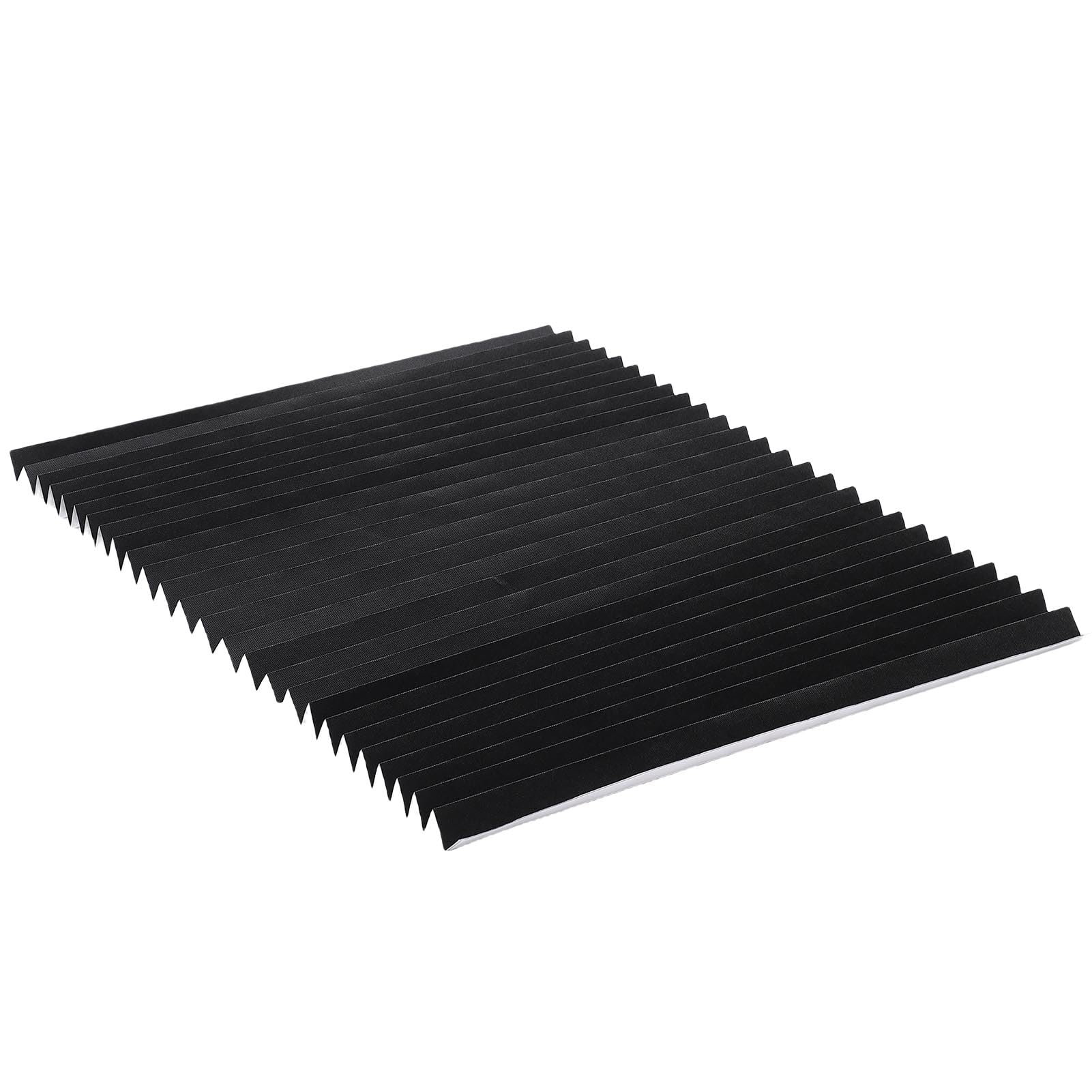 Persianas para RV, Blackout Totalmente Tela No Tejida Sin Perforación Adhesivo Persianas para Ventanas de Autocaravanas, con Cinta de Sujeción para RV Remolque de Viaje Ventanas (Negra)