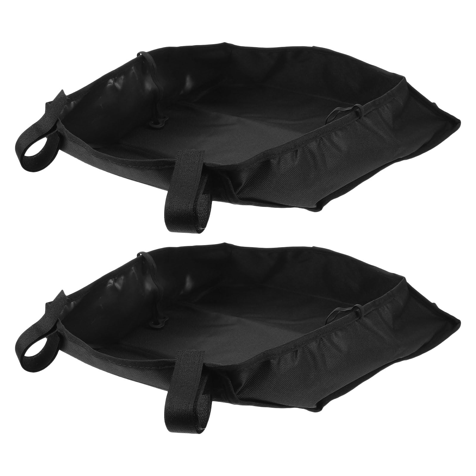 SUPVOX Borsa Organizer per Passeggino 2 Pezzi Oxford Nero, Cestino Portaoggetti Inferiore Ampia Capacità, Organizer Porta Pannolini per Gite Ragazzo Ragazza e Viaggi All’aperto