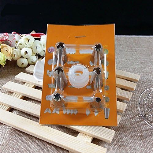 Set of 6pcs Russian Tulip Icing Piping Nozzles Tips Pastry Cake Decorating Baking Tools