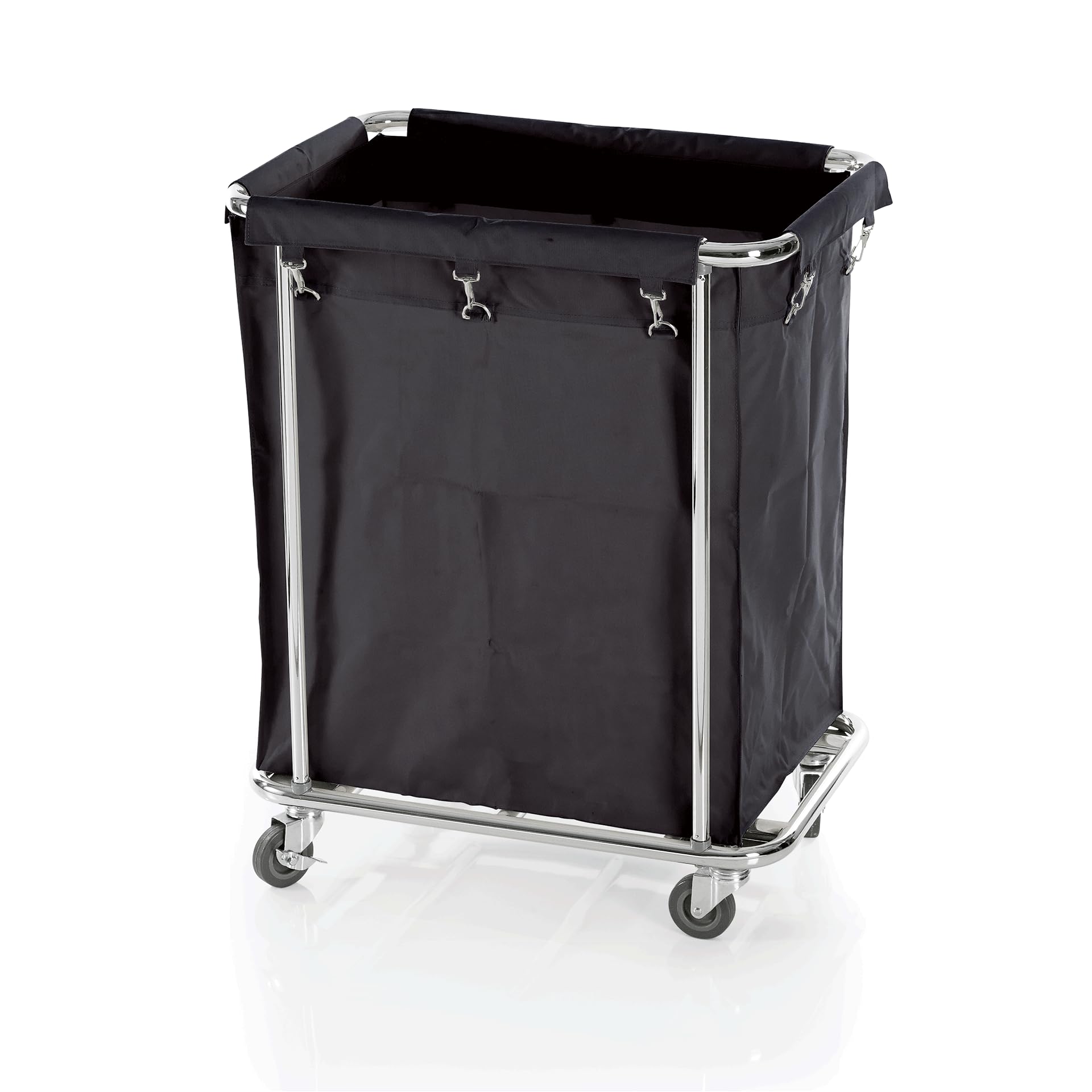 WAS 4421 006 Verchromt Wäschewagen, 8kg, 65cm Länge, 45cm Breite, 84cm Höhe