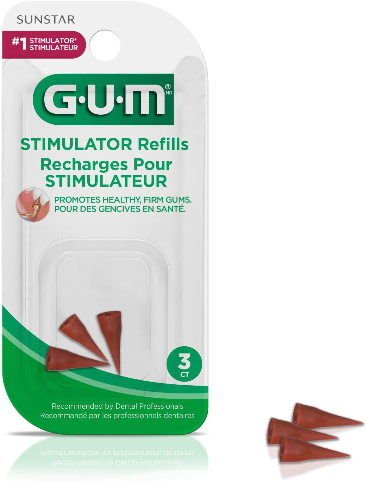 Gum Gum Stimulator Refills, 3 each