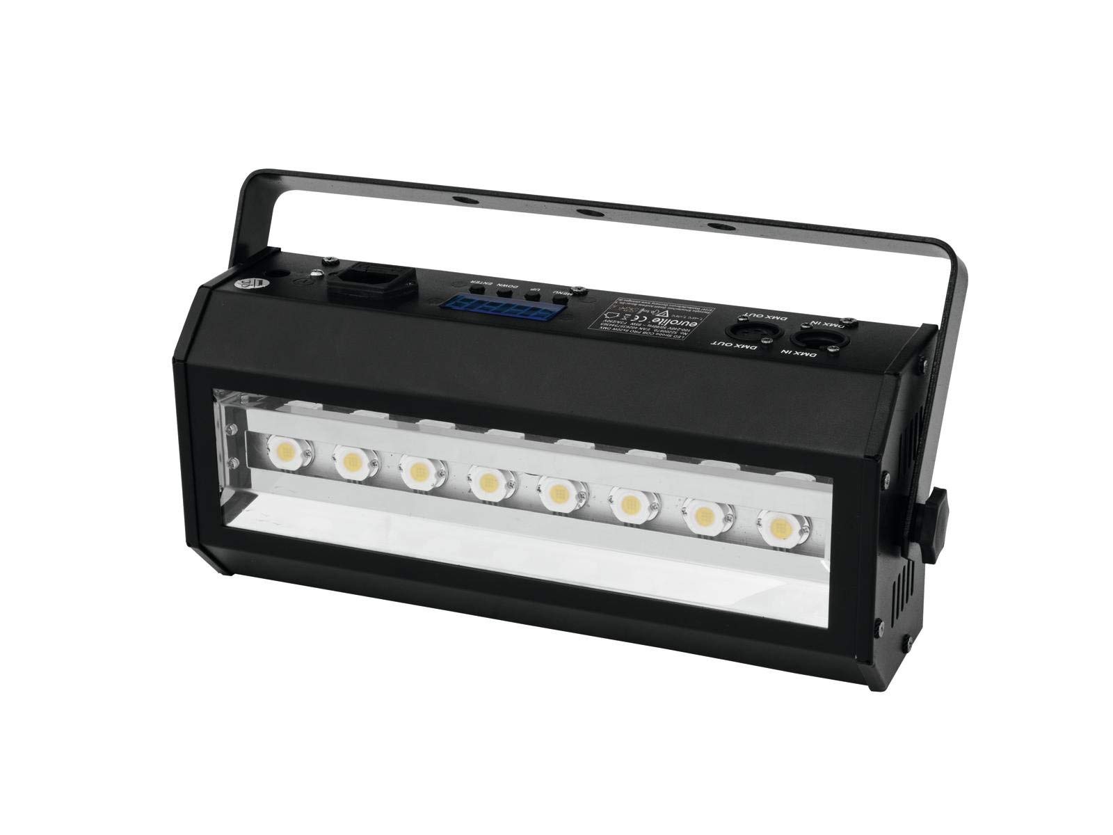 EUROLITE LED Strobe COB PRO 8x20W DMX | LED Stroboskop mit 8 x 20-Watt-COB-LED und einstellbarer Blitzfrequenz