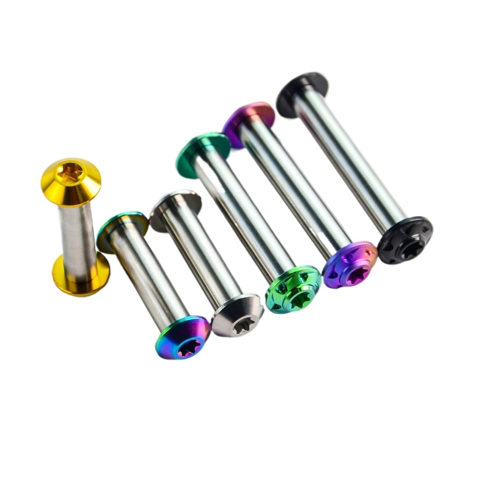 Bulloni in lega di titanio Bulloni e dadi | Ammortizzatore posteriore for mountain bike(Green head15mm,28mm)