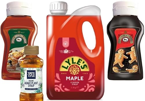 Tate and Lyle - Syrup Lover's Bundle- Maple, Agave, Golden & Black Treacle