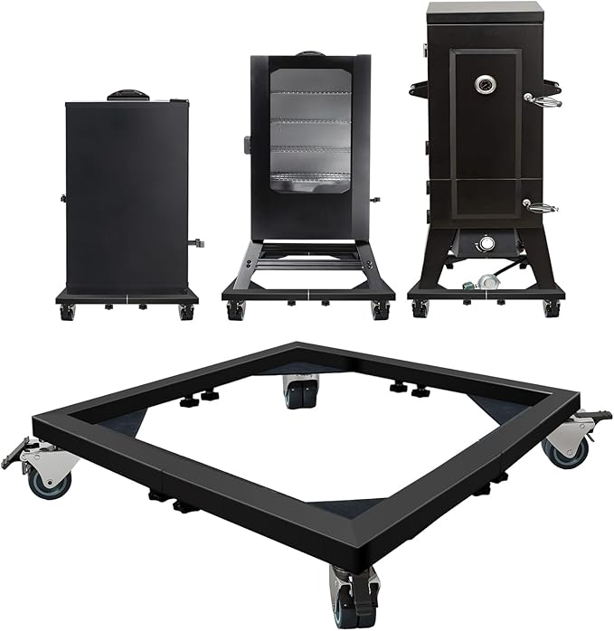 Heavy Duty Smoker Stand – Universal Mobile Base Heavy Duty Smoker Stand