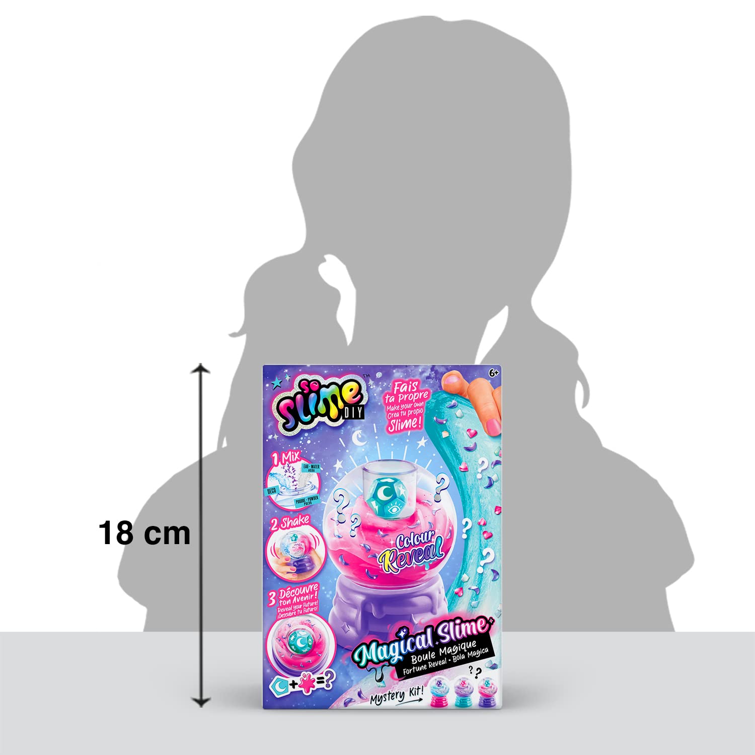 Canal Toys Magical Magic Ball-Dediction Slime DIY-Od 6 lat-SSC 203, niebieski, jeden rozmiar