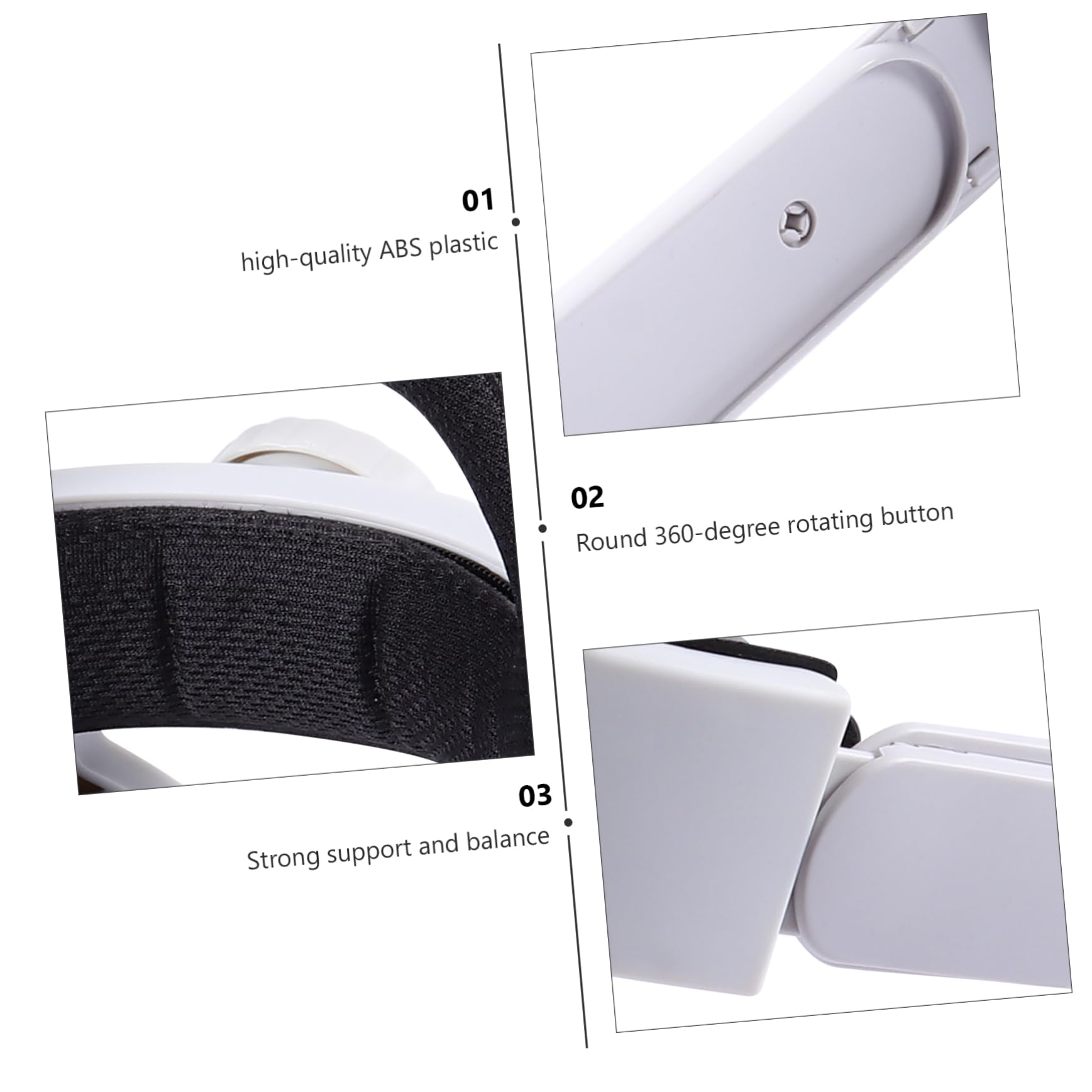 Artibetter Cinturino per Testa per Visore Vr Fascia Protettiva Antiscivolo Regolabile per Supporto e Stabilità Migliorati