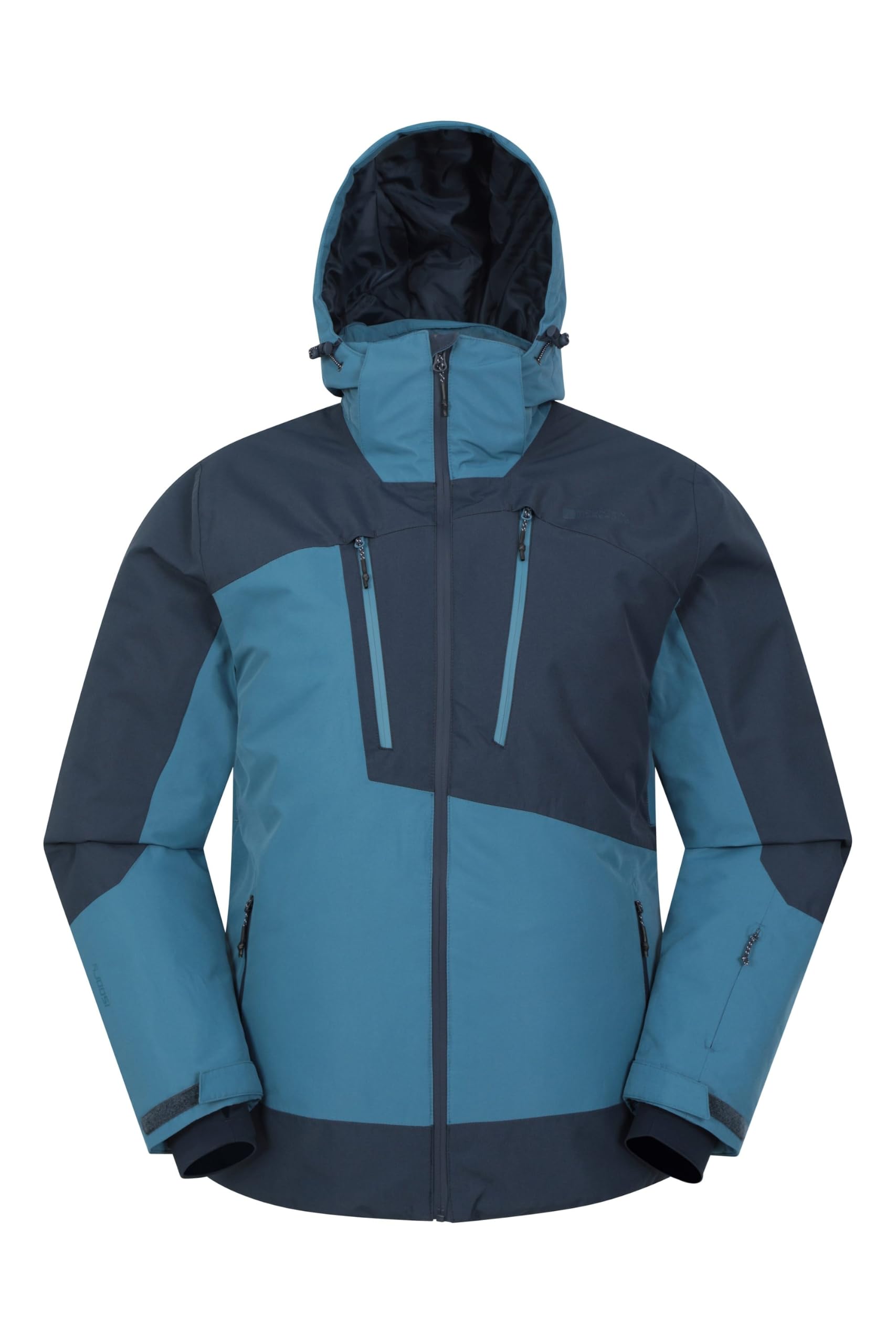 Mountain Warehouse Men's Blue Supernova Ski Jacket - Warm, Breathable, Waterproof & Padded Coat, Thermal Tested -30°C - Best For Autumn, Winter, Skiing, Winter Sports Xs
