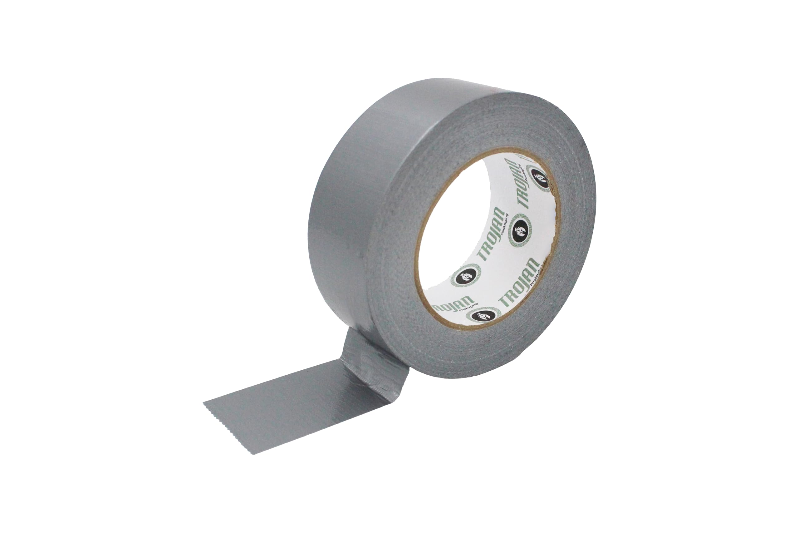 Trojan Duct Tape, 48mm x 50m Gaffer Tape, Water Resistant Duct Tape, Super Adhesive Tape, Multi-Use can be used Indoors/outdoors, 4 colour options Black, White, Red and Silver. (3, Silver)