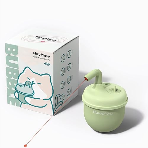 Miniatura 7 de CALEMBOU Juguete láser para gatos, juguetes láser automáticos para gatos de interior, juguetes de interacción con carga USB, rotación irregular de