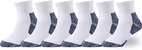 Miniatura 9 de EPEIUS Calcetines acolchados para niños y niñas de corte bajo calcetines de algodón grueso para correr calcetines deportivos para niños y niñas