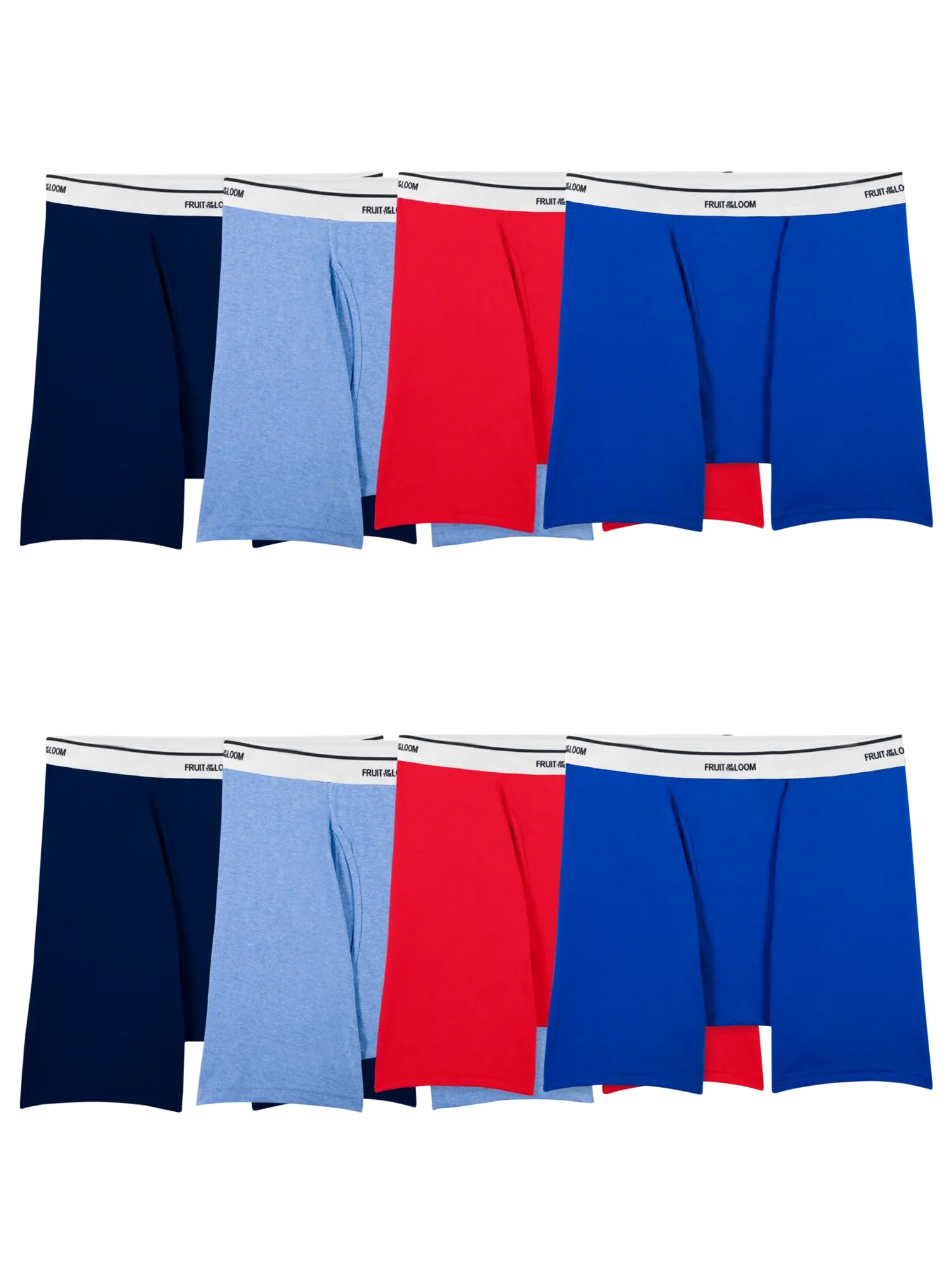 Fruit of the Loom Lightweight Active Cotton Blend Undershirts Camiseta Hombre (Pack de 8)