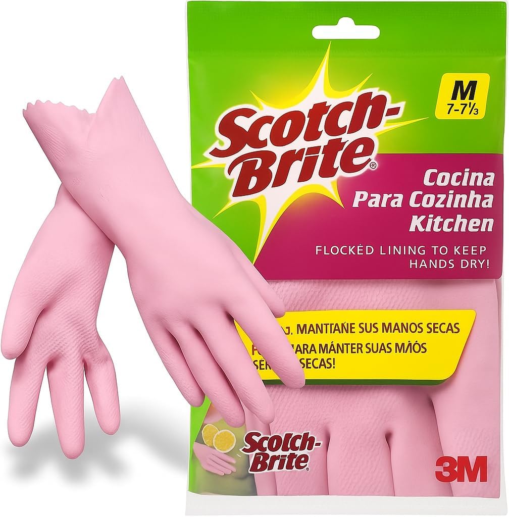 Ultra Sensitive Gloves Medium Size, 1 pair/pack | Delicated Duty | Reusable gloves | Protect your hands | Waterproof | Tear-Proof | Touch-Sensitive | Comfortable Fit | Gloves Kitchen