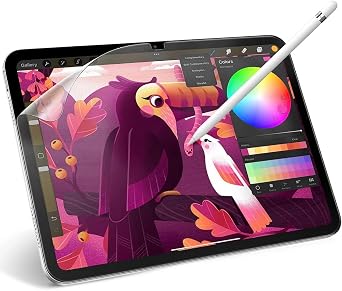 2 Pcs Transparent PET Paper Screen Protectors Compatible With iPad Pro 13 2024 Tablet Writing and Drawing Feel Like on Paper