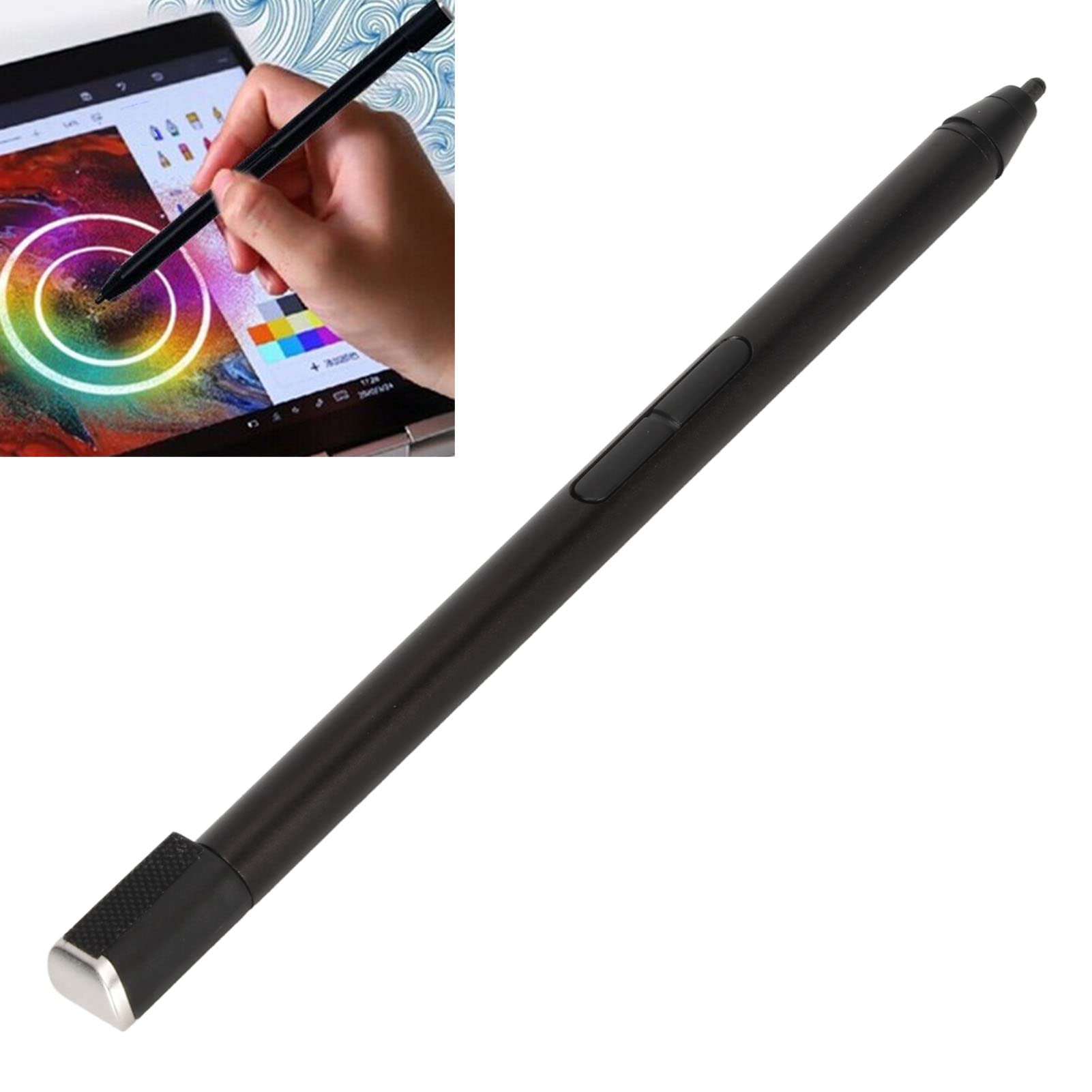 Stylus Active Pen, Bolígrafos Digitales Inteligentes para, Tableta Portátil de Control Sensible, Pantalla Táctil, Lápiz Capacitivo con Botones para Yoga C930 13IKB