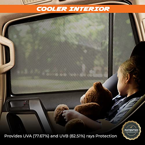 Image of TATA Nexon Magnetic Sun Shades /Curtains - Set of 4pcs Suitable for Nexon 2017 Onwards