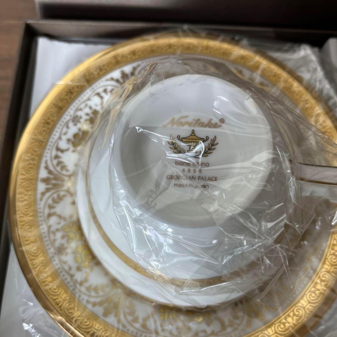 ノリタケ ジョージアンパレス カップ&ソーサー 2客 👒新品未 ノリタケ ジョージアンパレス カップ&ソーサー 2客 👒新品未