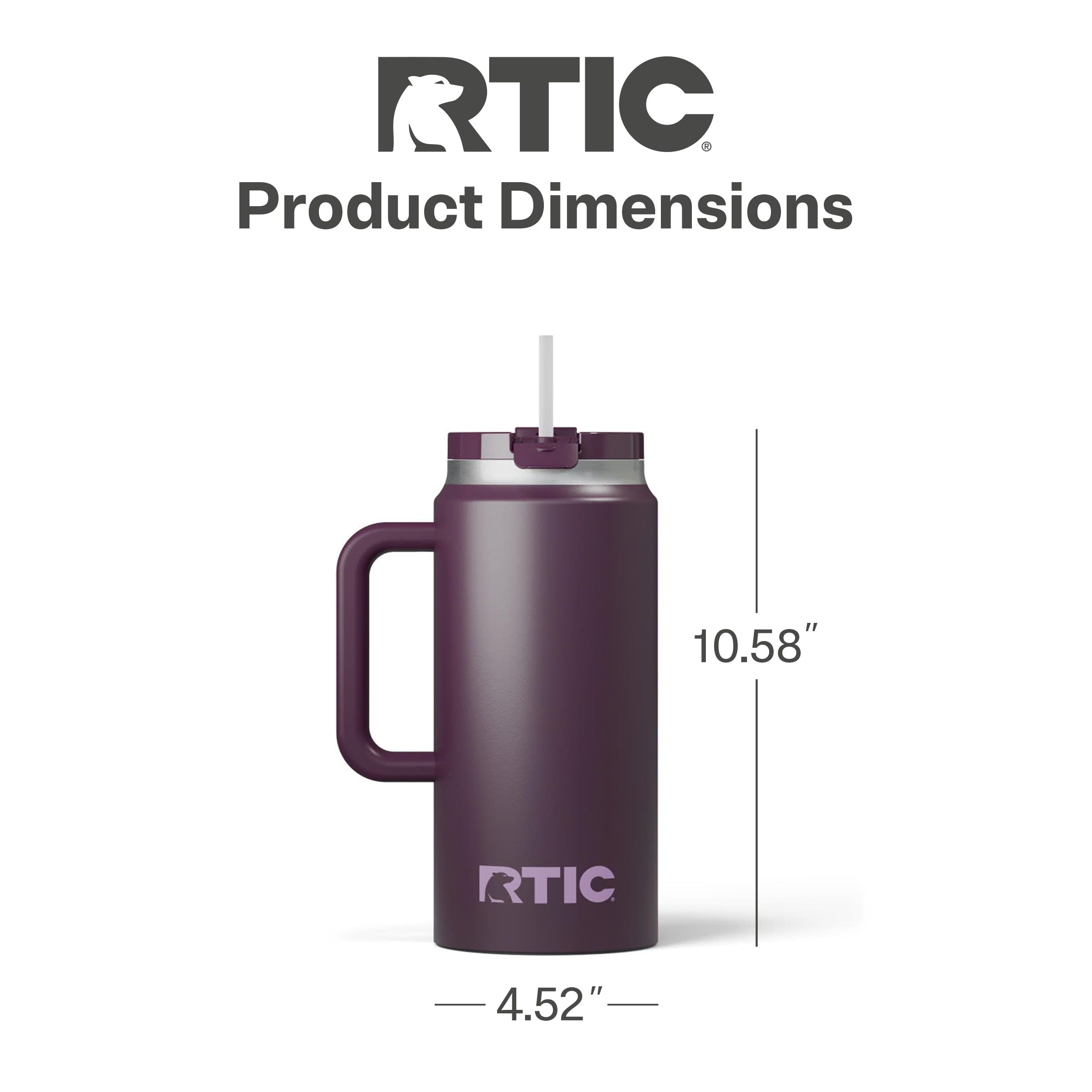 Amazon.com: RTIC 64 oz Ceramic Lined Insulated Road Trip Tumbler