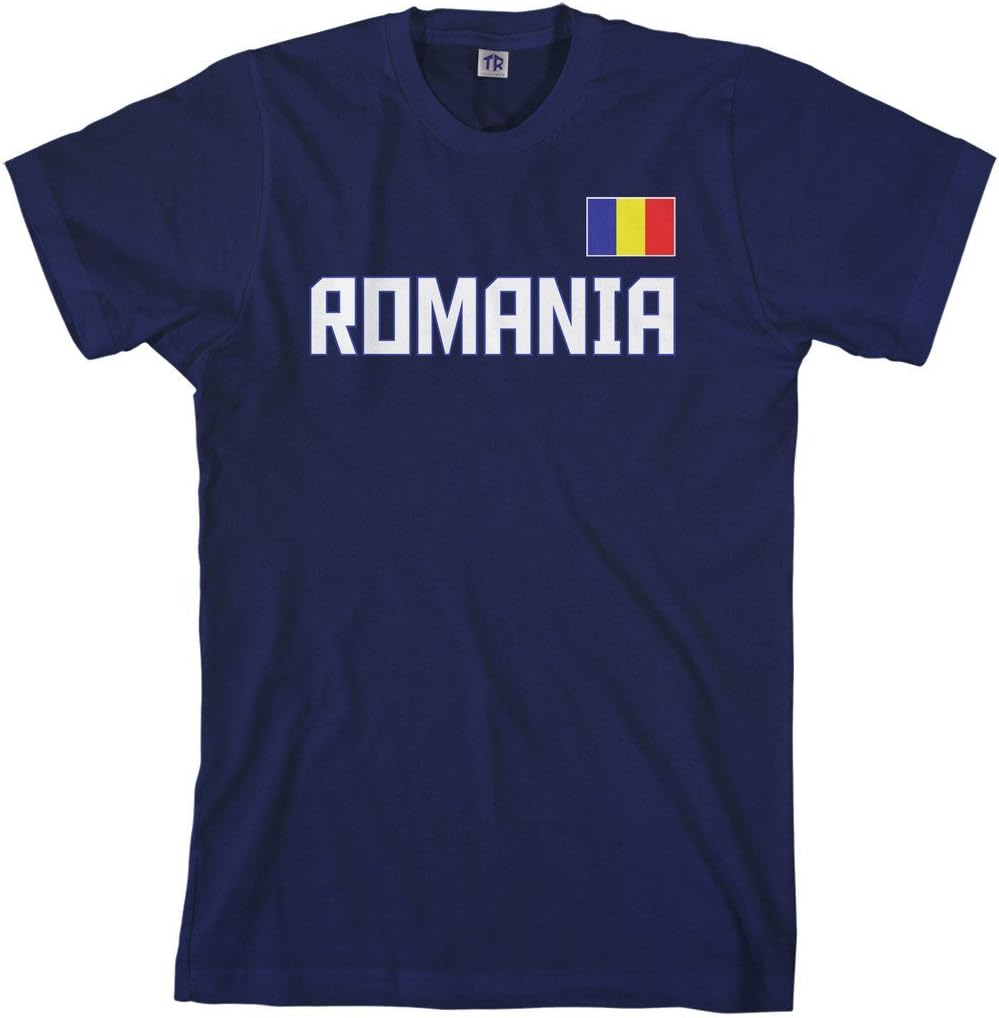 Threadrock Men's Romania National Pride T-Shirt
